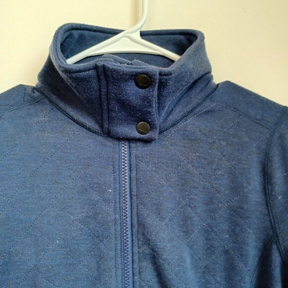 Marmot Jacket Full Zip Navy Blue Plush High Neck Womens size Small - Picture 4 of 15